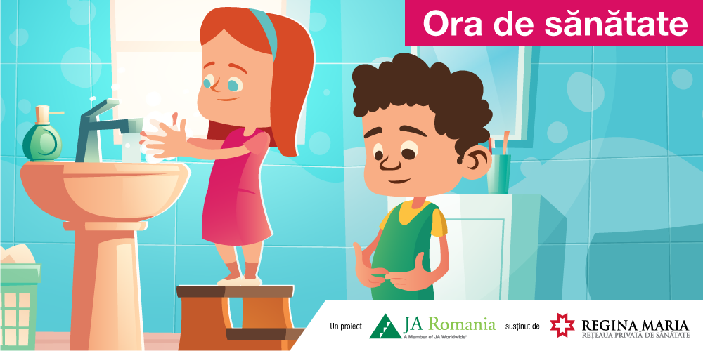 Ora de sănătate – lansarea proiectului Junior Achievement România dezvoltat în parteneriat cu Rețeaua REGINA MARIA