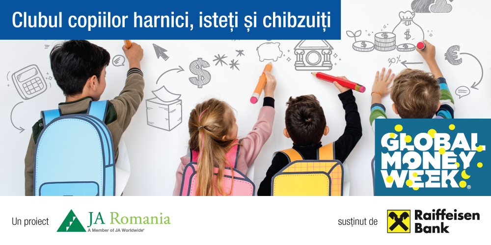 De unde vin banii? Cum și de ce îi cheltuim? – elevii de școală primară află răspunsurile în programul susținut de Raiffeisen Bank