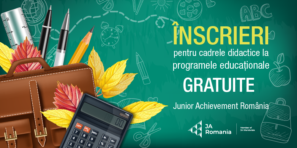 Noi oportunități educaționale pentru profesori, elevi și studenți, prin programele internaționale Junior Achievement, în anul școlar 2026–2027 